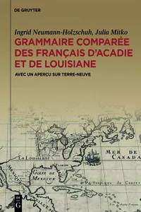 Grammaire comparée des français d'Acadie et de Louisiane_cover