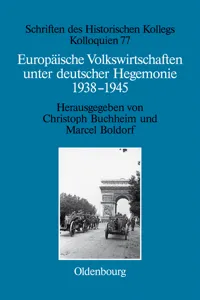 Europäische Volkswirtschaften unter deutscher Hegemonie_cover