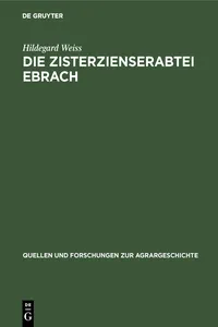 Die Zisterzienserabtei Ebrach_cover