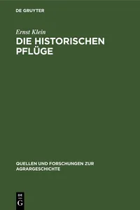 Die historischen Pflüge_cover