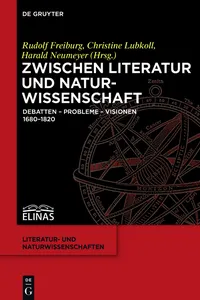 Zwischen Literatur und Naturwissenschaft_cover