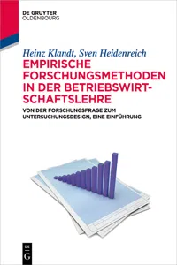Empirische Forschungsmethoden in der Betriebswirtschaftslehre_cover
