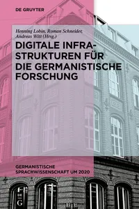 Digitale Infrastrukturen für die germanistische Forschung_cover