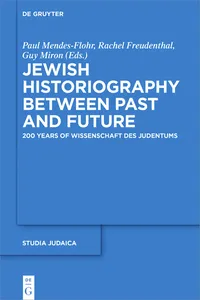 Jewish Historiography Between Past and Future_cover