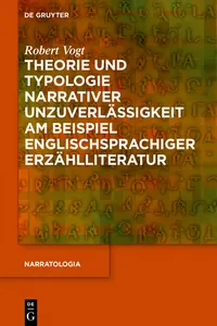 Theorie und Typologie narrativer Unzuverlässigkeit am Beispiel englischsprachiger Erzählliteratur_cover