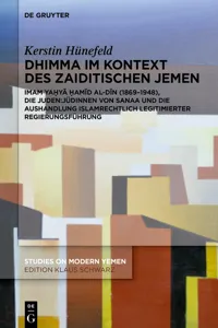 Dhimma im Kontext des zaiditischen Jemen_cover