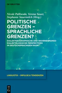 Politische Grenzen – Sprachliche Grenzen?_cover