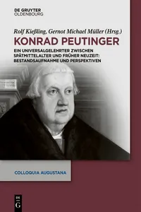 Konrad Peutinger_cover