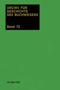 Band 73: 2018_cover