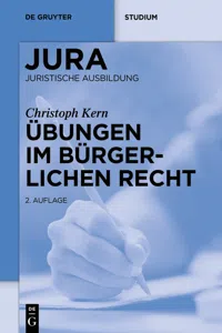 Übungen im Bürgerlichen Recht_cover