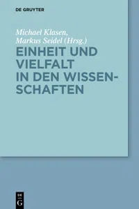 Einheit und Vielfalt in den Wissenschaften_cover