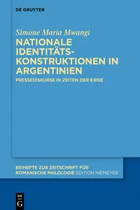 Nationale Identitätskonstruktionen in Argentinien_cover