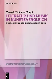 Literatur und Musik im Künstevergleich_cover