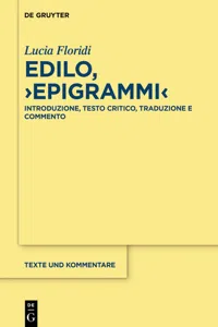 Edilo, ›Epigrammi‹_cover