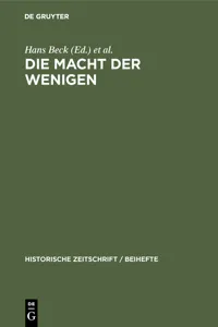 Die Macht der Wenigen_cover