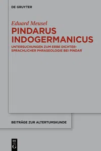 Pindarus Indogermanicus_cover