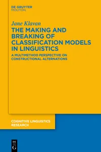 The Making and Breaking of Classification Models in Linguistics_cover