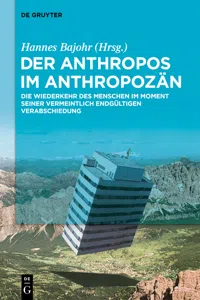 Der Anthropos im Anthropozän_cover