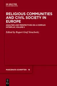 Religious Communities and Civil Society in Europe_cover