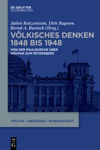 Völkisches Denken 1848 bis 1948_cover