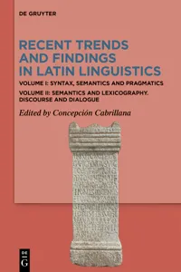 Recent Trends and Findings in Latin Linguistics_cover