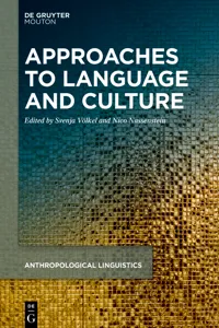 Approaches to Language and Culture_cover