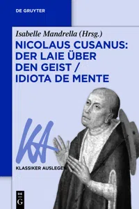 Nicolaus Cusanus: Der Laie über den Geist / Idiota de mente_cover