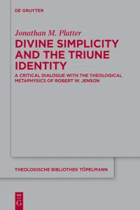 Divine Simplicity and the Triune Identity_cover