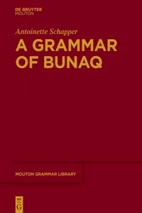 A Grammar of Bunaq_cover