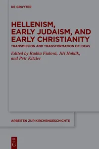 Hellenism, Early Judaism, and Early Christianity_cover