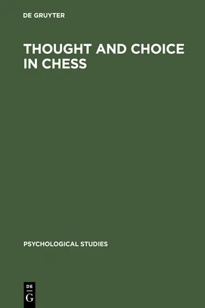 The Human Factor in Chess - The Testbook