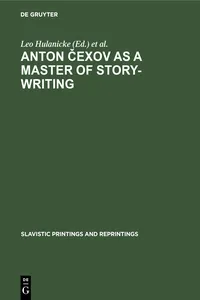 Anton Čexov as a Master of Story-Writing_cover