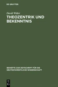 Theozentrik und Bekenntnis_cover