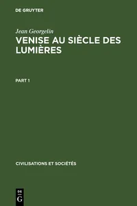 Venise au siècle des lumières_cover