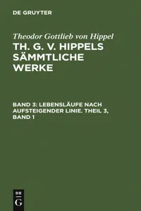 Lebensläufe nach aufsteigender Linie. Theil 3, Band 1_cover