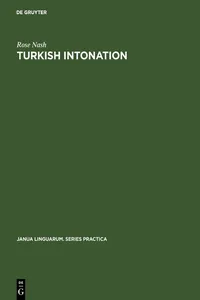 Turkish Intonation_cover