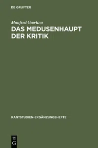 Das Medusenhaupt der Kritik_cover