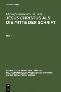 Jesus Christus als die Mitte der Schrift_cover