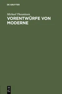 Vorentwürfe von Moderne_cover