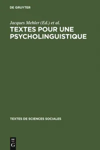 Textes pour une psycholinguistique_cover