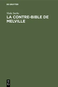 La contre-bible de Melville_cover