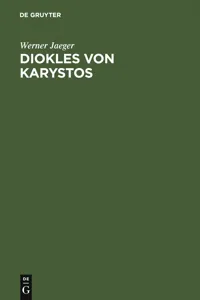 Diokles von Karystos_cover