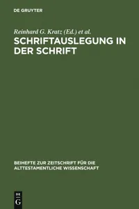 Schriftauslegung in der Schrift_cover