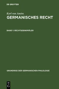 Rechtsdenkmäler_cover