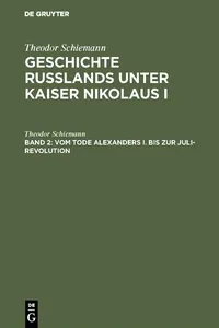 Vom Tode Alexanders I. bis zur Juli-Revolution_cover