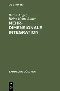 Mehrdimensionale Integration_cover