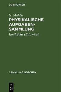 Physikalische Aufgabensammlung_cover