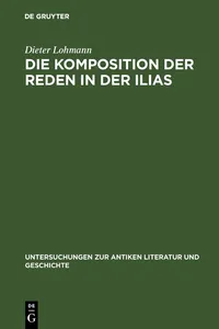 Die Komposition der Reden in der Ilias_cover