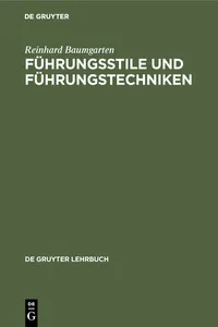 Führungsstile und Führungstechniken_cover