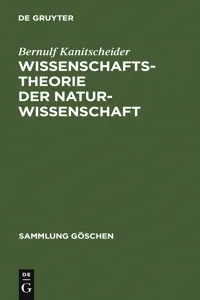 Wissenschaftstheorie der Naturwissenschaft_cover